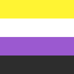 Non-Binary Pride Solid Braid Nylon Shibari Rope