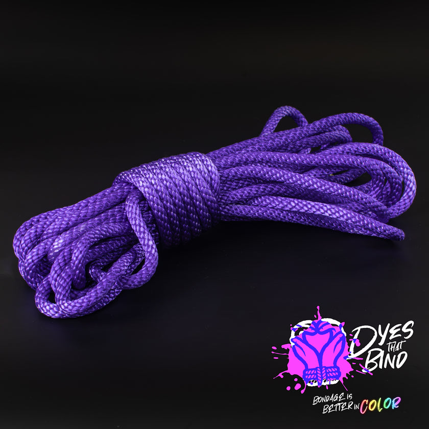 Lilac Solid Braid Nylon Shibari Rope