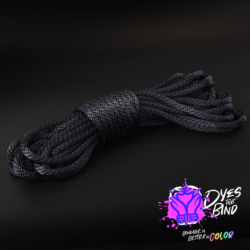 Bewitching Black Solid Braid Nylon Shibari Rope