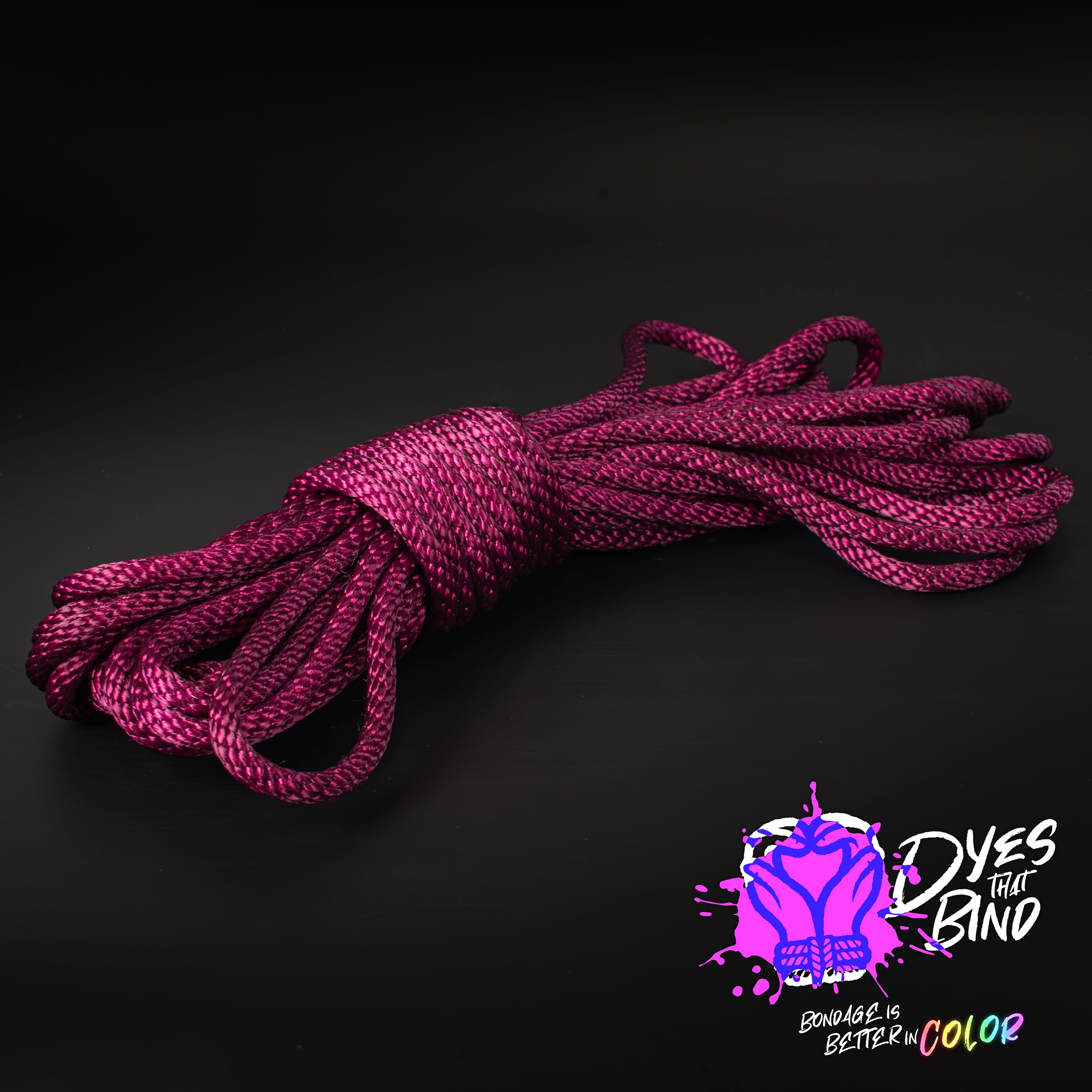 Cabernet Solid Braid Nylon Shibari Rope – Dyes That Bind