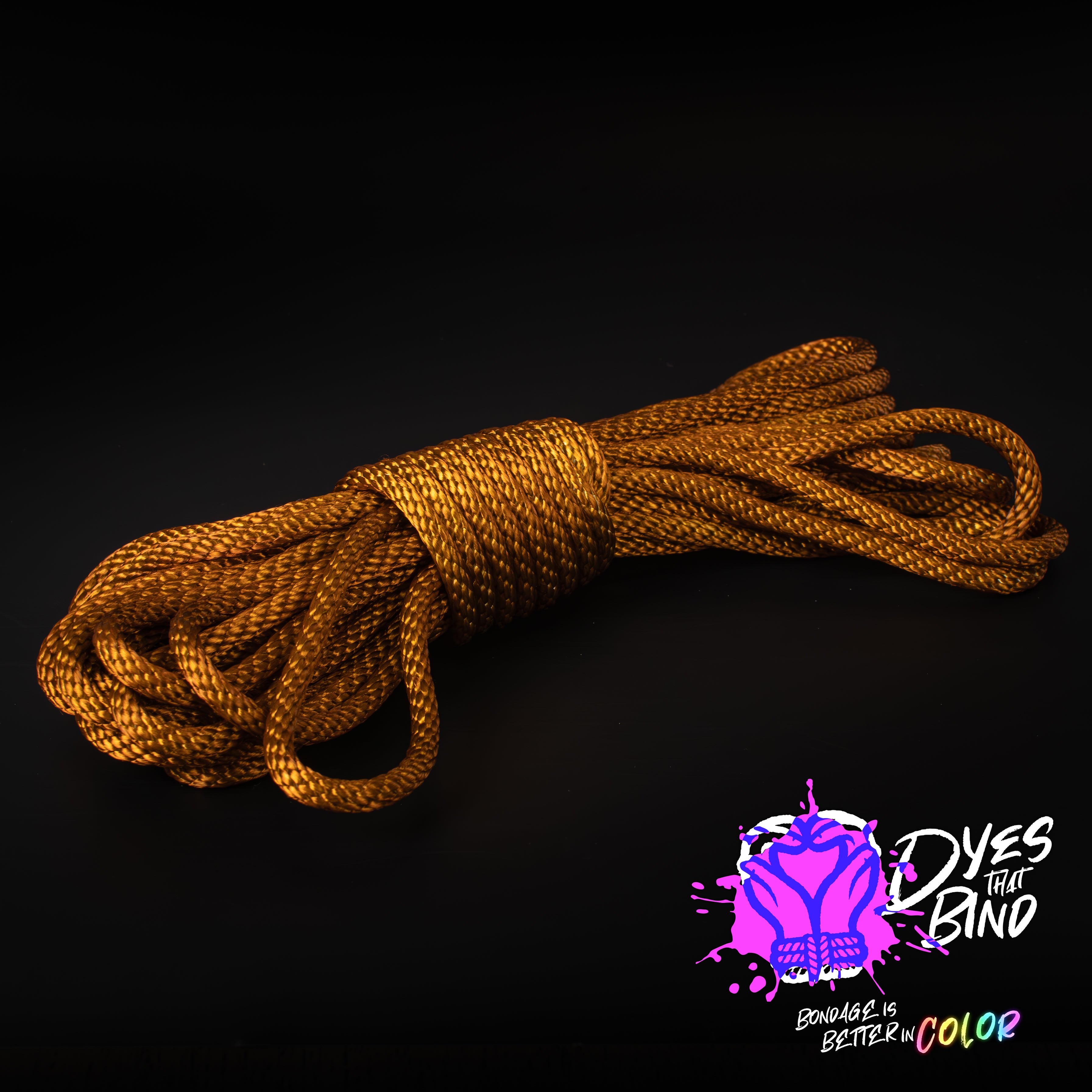 Carnal Caramel Solid Braid Nylon Shibari Rope – Dyes That Bind
