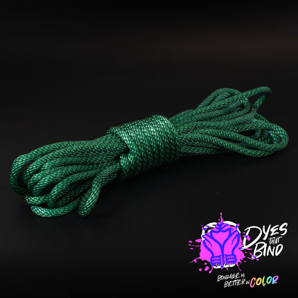 Forest Green Solid Braid Nylon Shibari Rope