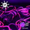 Knotty in Pink (Neon Pink-Black) Solid Braid Nylon Shibari Rope