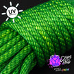 Neon Zombie Green Solid Braid Nylon Shibari (Blacklight Reactive!)
