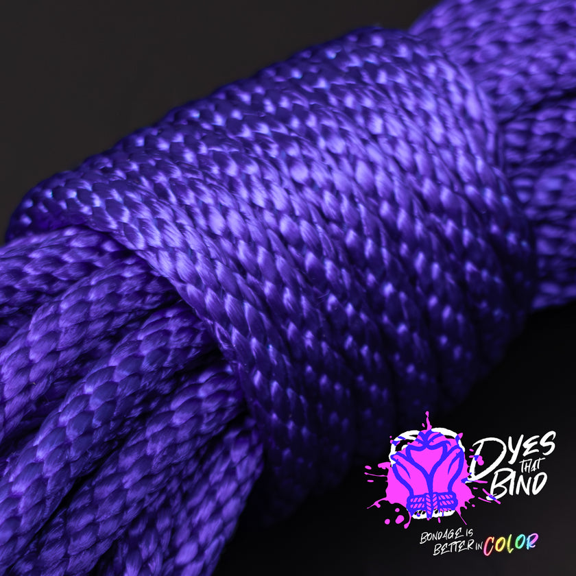 Lilac Solid Braid Nylon Shibari Rope
