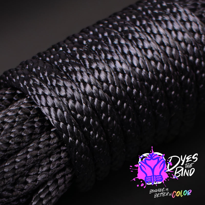 Bewitching Black Solid Braid Nylon Shibari Rope