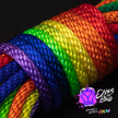 Rainbow Solid Braid Nylon Shibari Rope