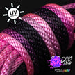 Knotty in Pink (Neon Pink-Black) Solid Braid Nylon Shibari Rope