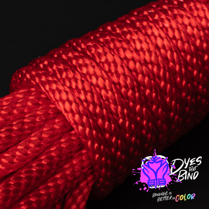 Ravish Me Red Solid Braid Nylon Shibari Rope