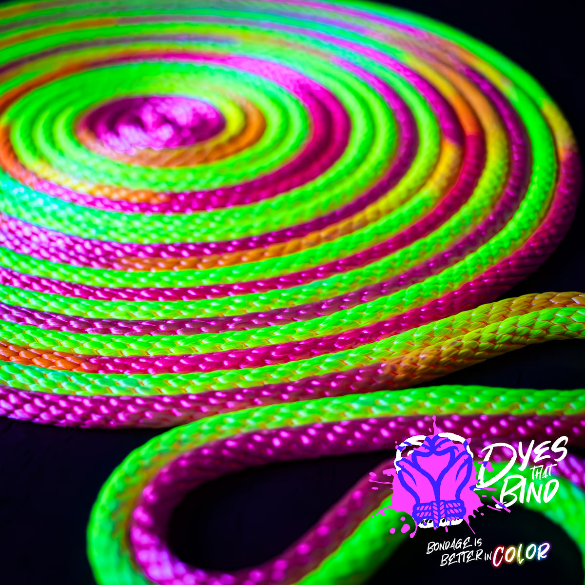Seasonal Limited Edition Nylon Shibari Rope - Strawberry Lemonade